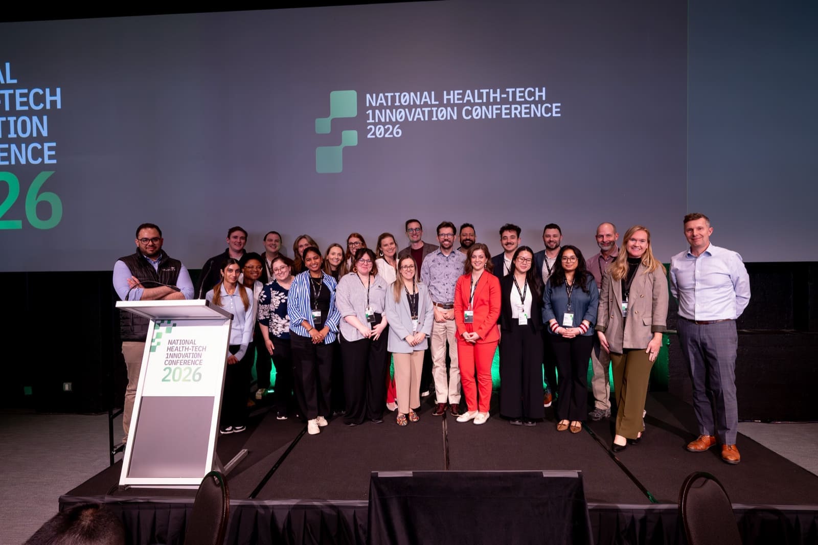 Founders, clinicians and partners connecting at a CORE Innovation event